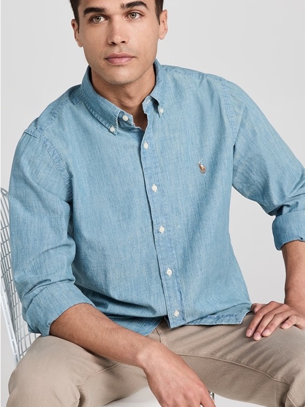Polo by Ralph Lauren Light Blue Button-Down Shirt